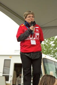 Lucie Cote a CCS volunteer