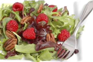 Raspberry poppyseed salad