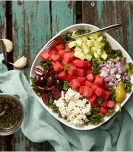 Watermelon Greek Salad 