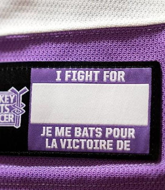 Hockey Fights Cancer Assist Badge