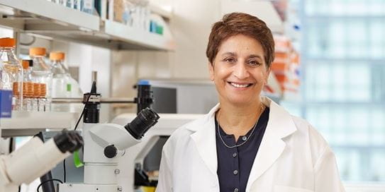 Dr Rama Khokha in a laboratory