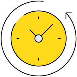 Icon of a clock