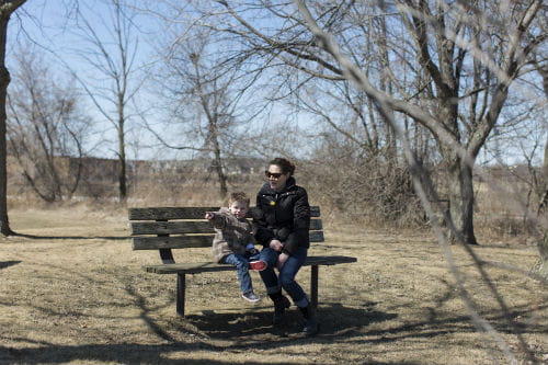 Kelly Tugnett with her son, Jaxson