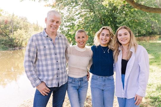 Bonnie Hall and her family