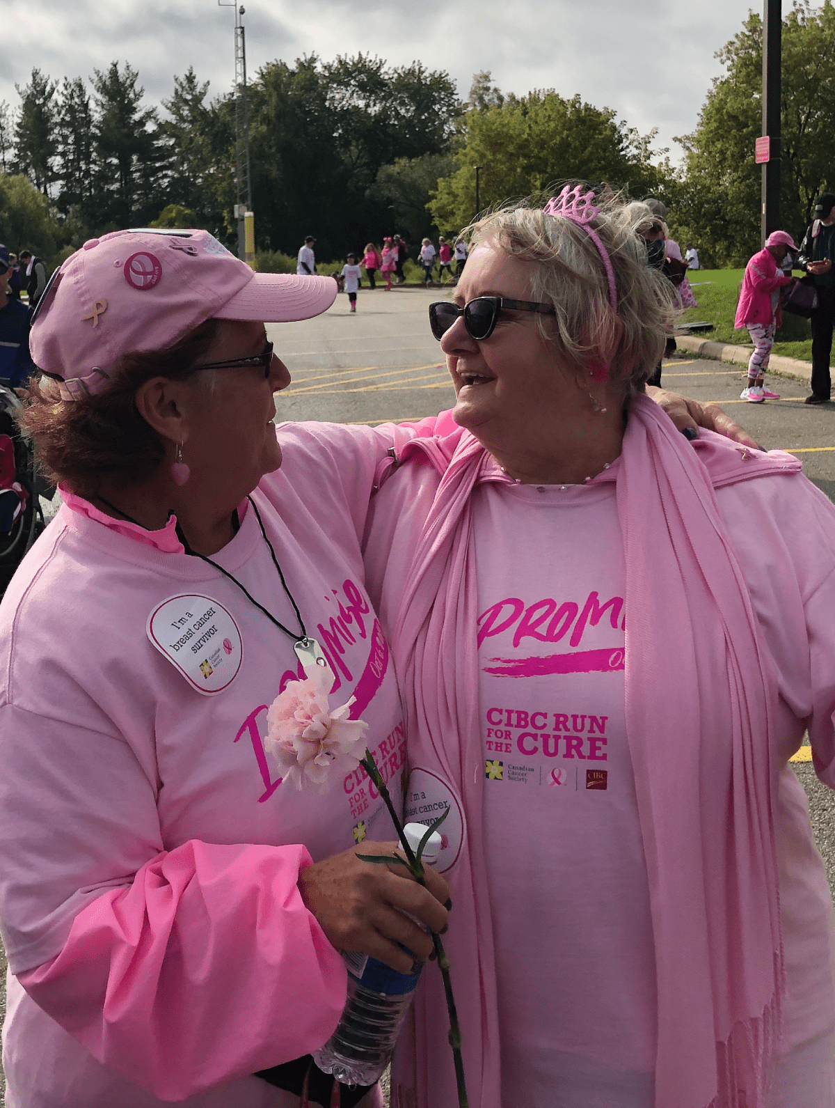 Wendy Garner at a CIBC Run for the Cure event