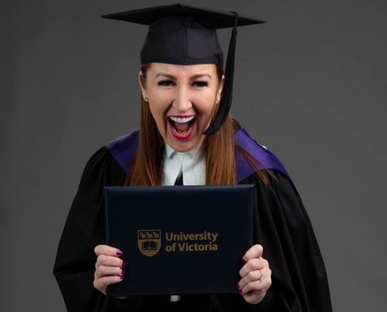 Rochana with her law degree