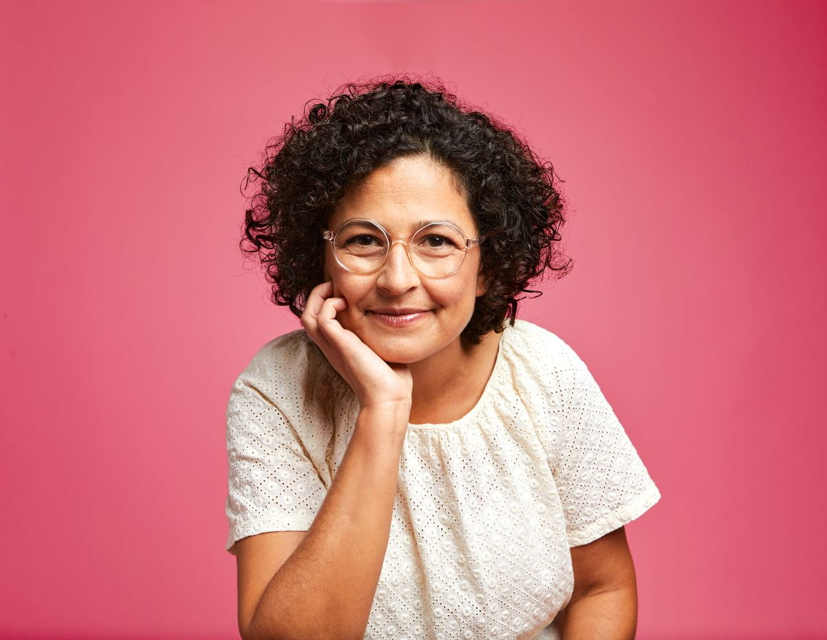 Dr Mona Ben M’Rad smiling. 