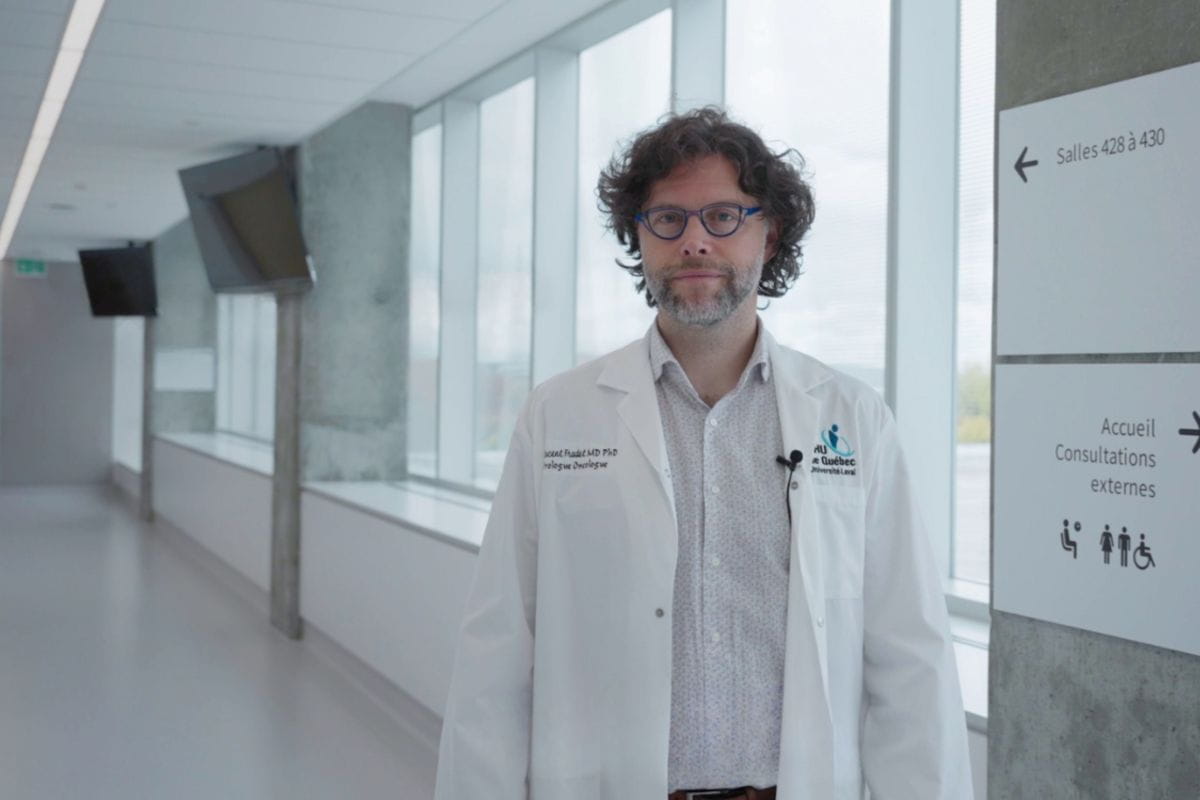 Dr Vincent Fradet à l’hôpital.