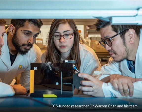 CCS-funded researcher Dr Warren Chan and his team