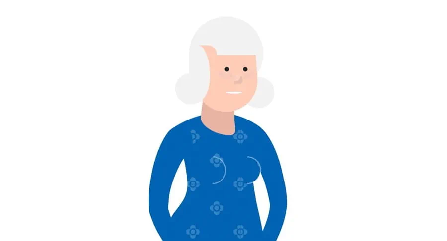 Woman age 75 plus