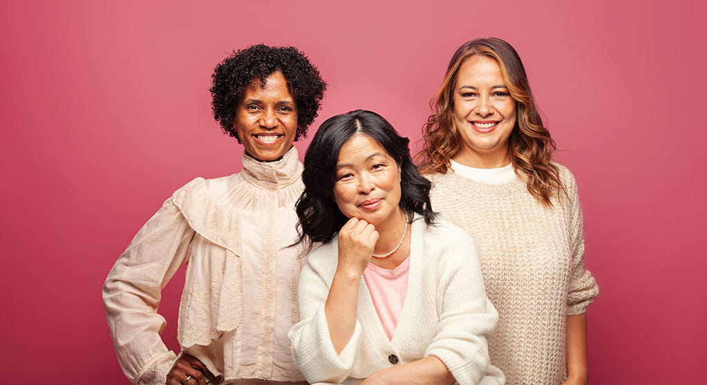 Marie-Claude Barrette, Kaimei Zhang, Alix Ortega, ambassadrices