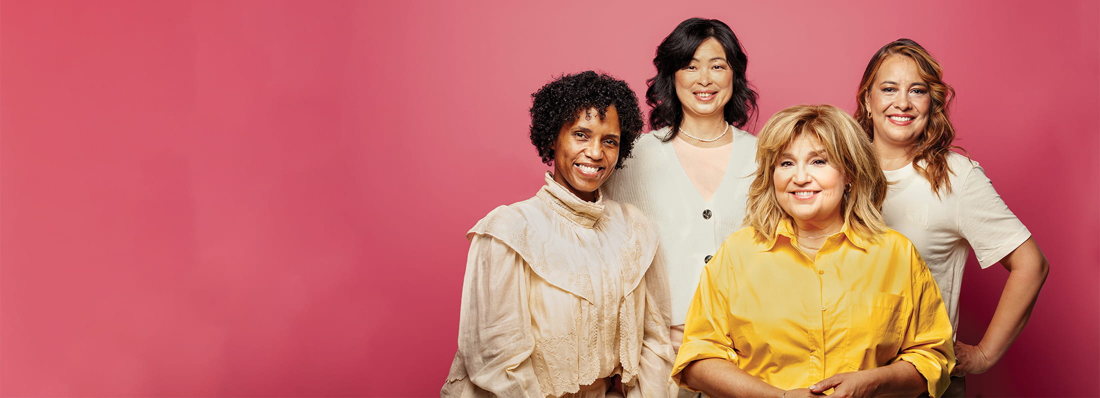 A group of women standing together