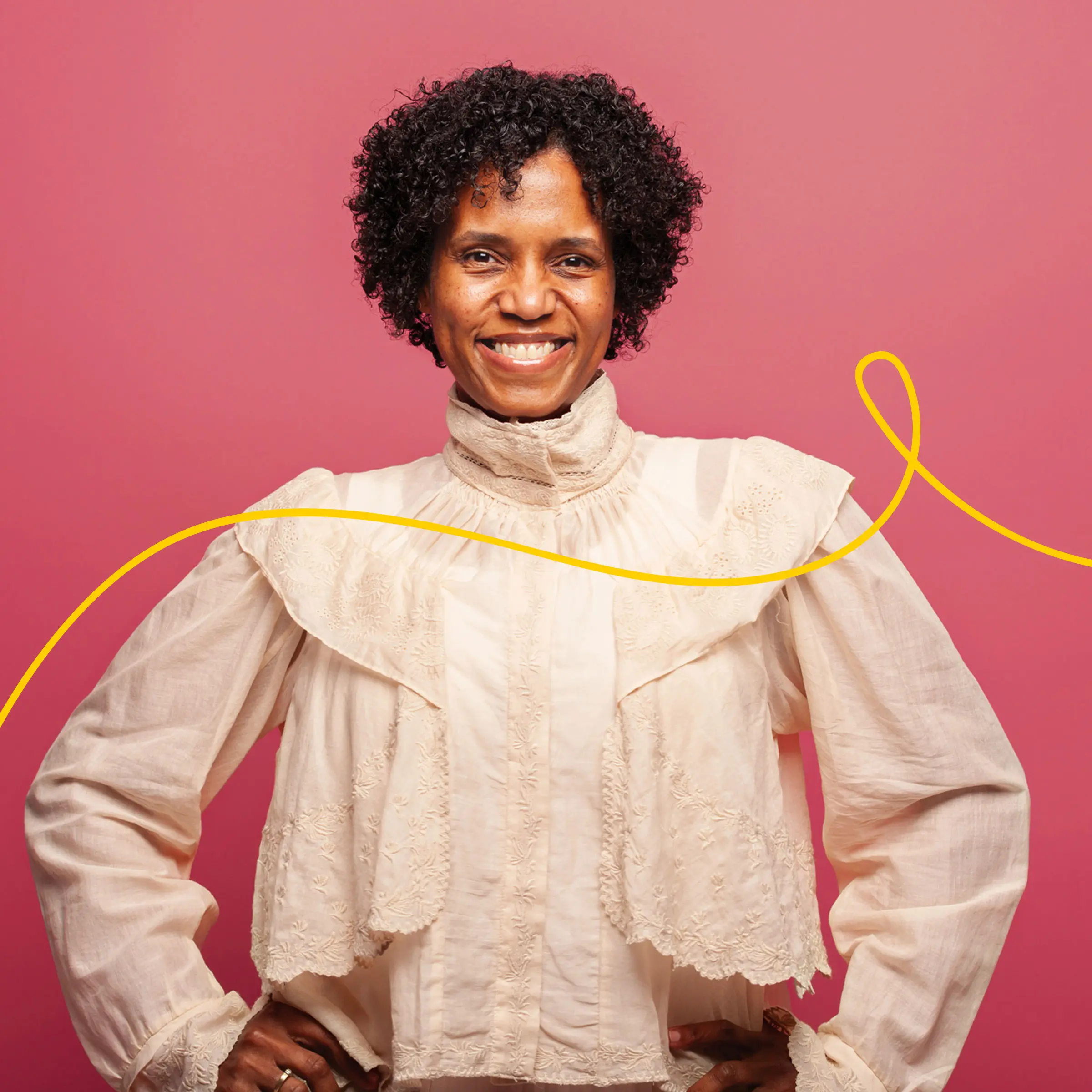 Portrait Marie-Hélène Luly for the Memo-mamo campaign.