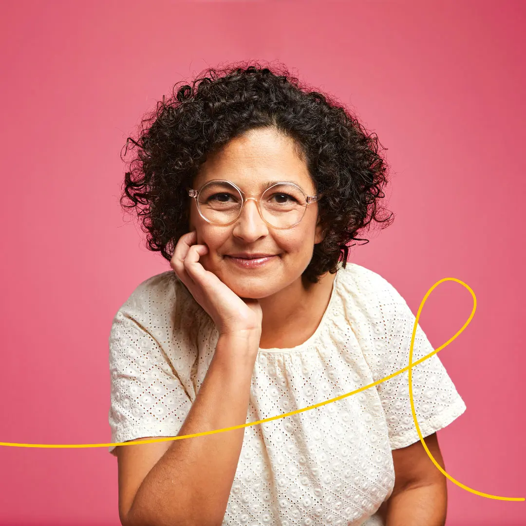 Portrait of Dr Mona Ben M’Rad for the Memo-mamo campaign.