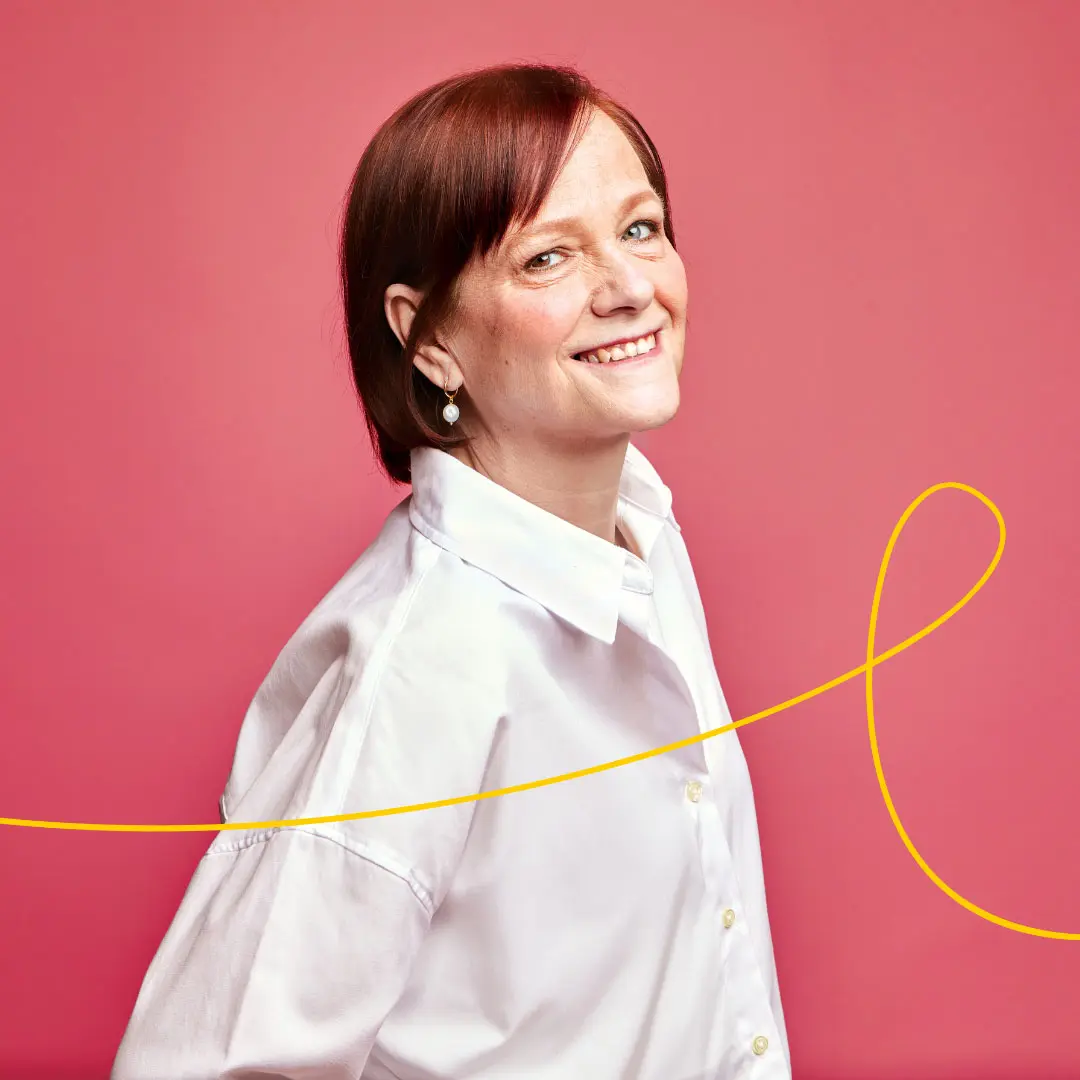 Portrait of Suzanne Maillé for the Memo-mamo campaign.