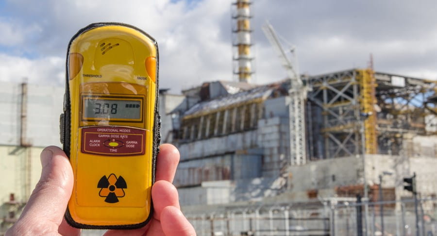 Un dosimètre mesurant l’exposition au radon