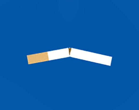 Broken cigarette