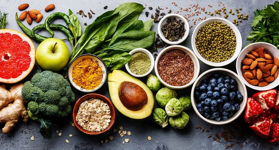 Various raw foods