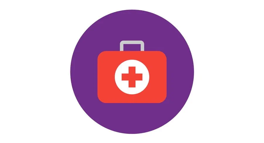 Une trousse de premiers soins