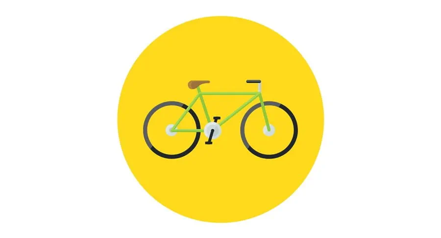 A bicycle