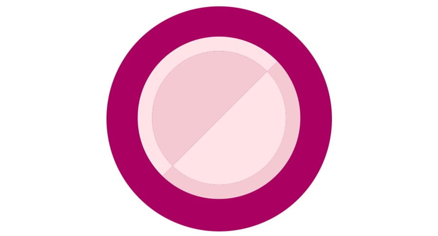 Hormone replacement therapy pill