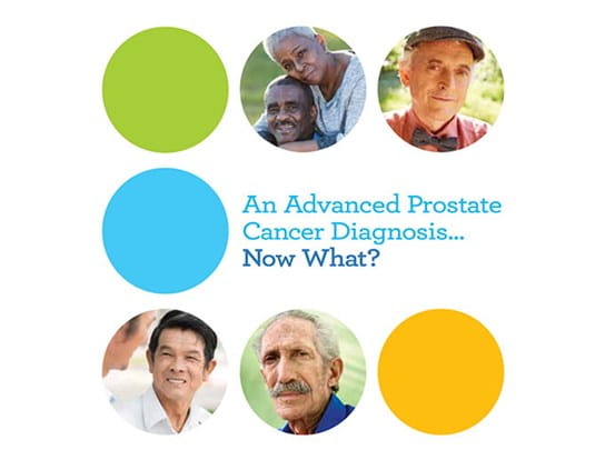 Couverture de la brochure Diagnostic de cancer avancé la prostate… et puis maintenant?, prête à télécharger