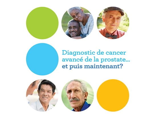 Couverture de la brochure Diagnostic de cancer avancé la prostate… et puis maintenant?, prête à télécharger