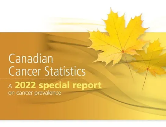 cover page for the 2022 CCS special report on cancer prevalence 