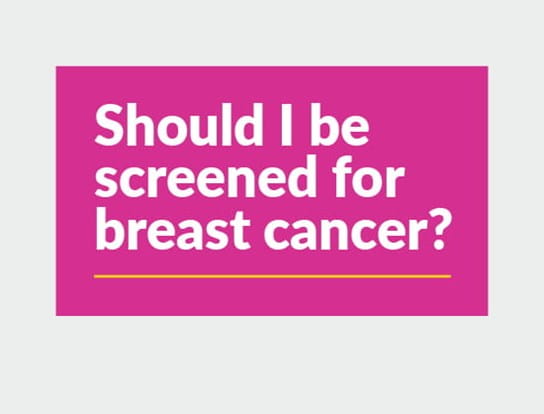 Should I be screened for breast cancer