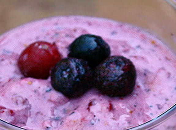 Blueberry cranberry smoothie