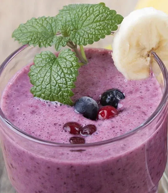 Blueberry cranberry smoothie