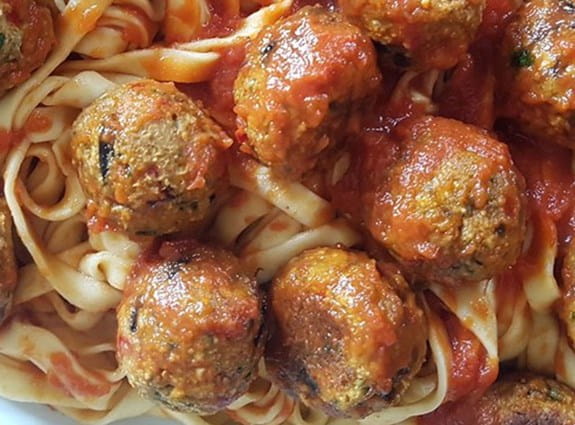 Eggplant  Meatballs