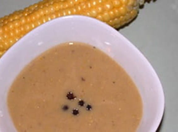 Peppercorn corn bisque
