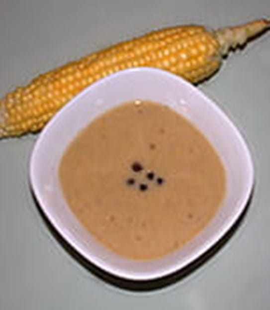 Peppercorn corn bisque