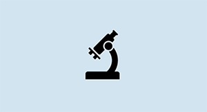 Icon of a microscope.