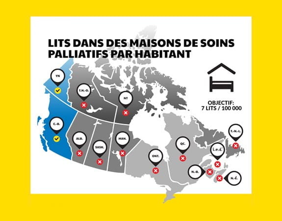 hospice map across Canada