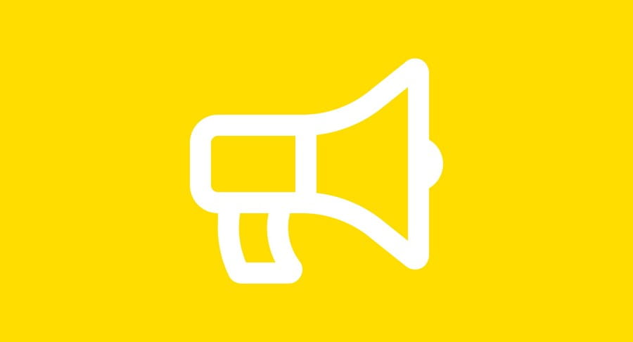 An icon of a megaphone.
