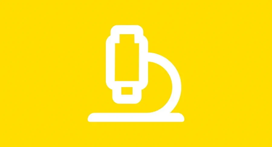 An icon of a microscope.