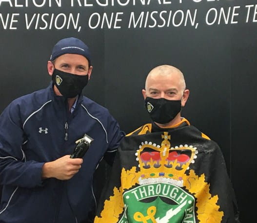 Cops for Cancer Head Shaves