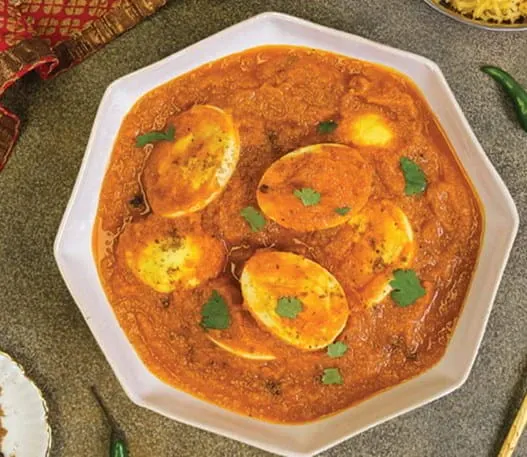 Boiled egg curry