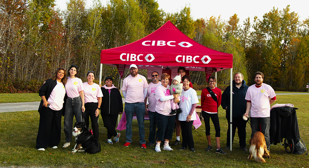 CIBC Run for the Cure volunteer