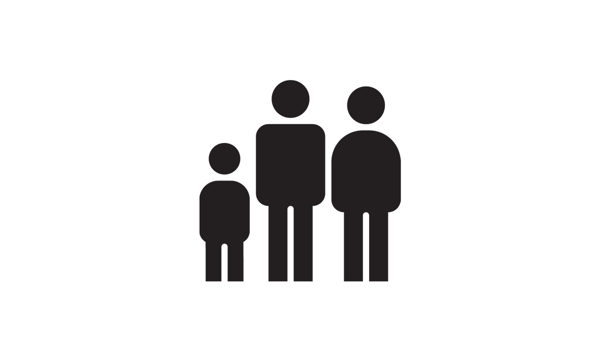An icon of a family