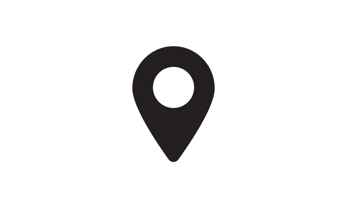 A location pin icon