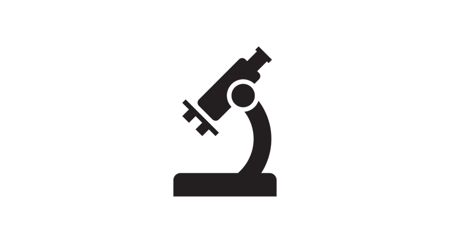 L’icône d’un microscope.