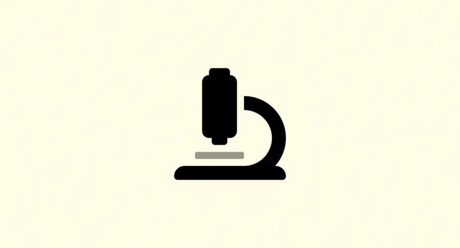 Icon of a microscope.