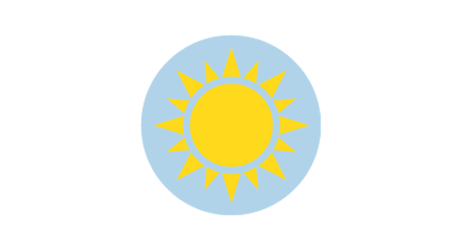 An icon of a yellow sun.