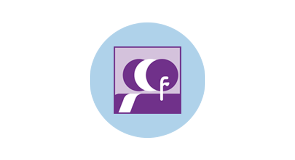 An icon for head and neck cancers showing 3 figures. The purple figure in front has an outline of the oral cavity, pharynx and larynx.