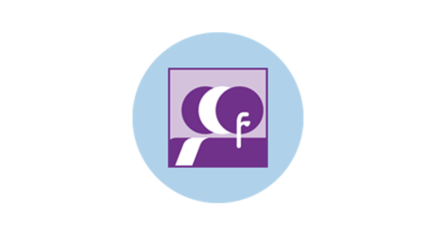 An icon for head and neck cancers showing 3 figures. The purple figure in front has an outline of the oral cavity, pharynx and larynx.