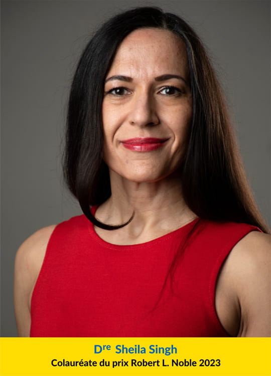 Dre Sheila Singh Colauréate, Prix Robert L. Noble 2023
