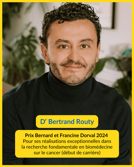 Dr Bertrand Routy est le lauréat du prix Bernard et Francine Dorval 2024